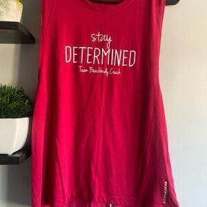 Beachbody Women's Red Sleeveless Top Small